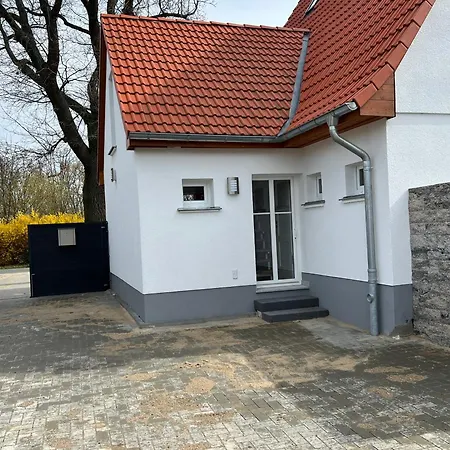 Ferienhaus Constanze Muecheln Am Geiseltalsee Maisonette Appartement Stobnitz Exterior photo